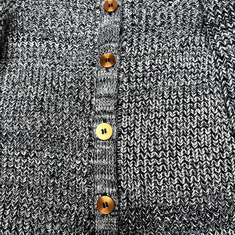 M.i.H Jeans The Chloe Button Back Marled Cotton Jumper Sweater Large - Picture 10 of 14
